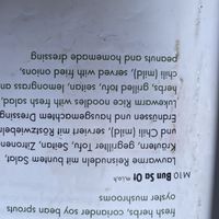 Description of ricenoddle salad  at Soy in Munich