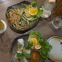 Papaya Salad / summer rolls  at Soy in Munich
