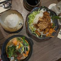 Red curry/ Rice noodle salad    at Soy in Munich