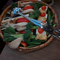 Hot pot veggies at Soy in Munich