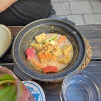 Satay tofu starter from the Asian Tapas menu at Soy in Munich