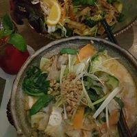 Great noodle soup but not even close to Vietnamese Mì Quảng at Soy in Munich