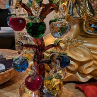 Glasbaum im Eingangsbereich at Soy in Munich