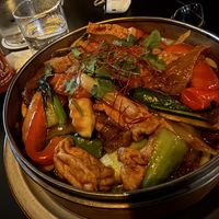 udon dish  at Soy in Munich