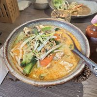 Yellow-Style/Curry Soup at Soy in Munich