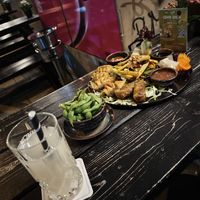 Vegan Tapas plate & Edamame at Soy in Munich