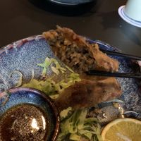 The filling of the Spring rolls at Soy in Munich