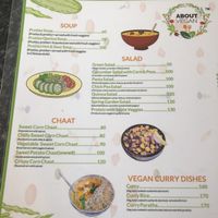 Menu at About Vegan - The Modern Chowpaty in Jaipur