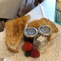 This comes with the full breakfast  at Halladay's Tearooms in Southampton