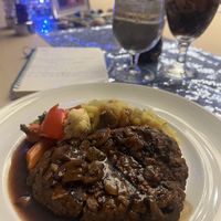 Very yummy meatloaf   at Cheers American Bistro in Reading