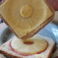 Pineapple toast at Esskalation in Bonn