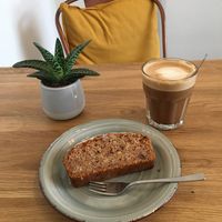 Carrot Bread and Mocha  at Esskalation in Bonn