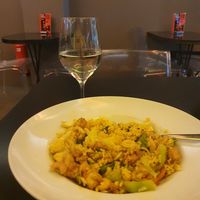 Tofu, Coliflor, Cashews & White rice (without egg) + Curry at Lemongrass - Ribera in Valencia