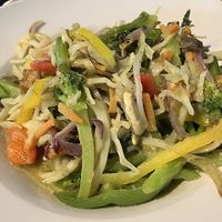 Build-your-own with green curry at Lemongrass - Ribera in Valencia