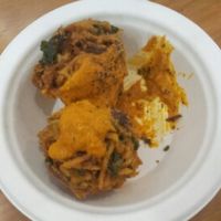 Pakoras at Vege Rama - Myer Centre in Brisbane