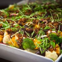Variety of salads at Vege Rama - Myer Centre in Brisbane