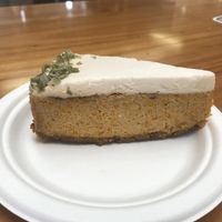 Carrot cheesecake 👌 at Vege Rama - Myer Centre in Brisbane