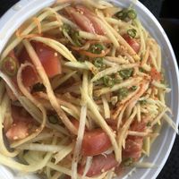 Papaya salad   at Lemonleaf Grill in Hicksville