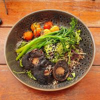 Vegan Salad at Enzo's on the Beach in Scarness