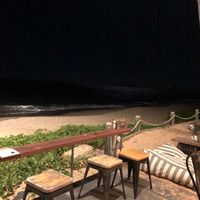 Right on the beach.  at Enzo's on the Beach in Scarness