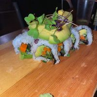 Hippie sushi roll  at Kuma in Los Osos