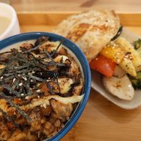 BBQ steak and fried eggs at Veggie Sun 植日生 - Zhí RìShēng in Taipei