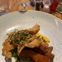 Tempura ‘fish'  at The Drawing Board in Leamington Spa