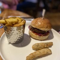 Burger  at The Drawing Board in Leamington Spa