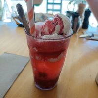 Raspberry Lemonade (Vegan Ice Cream) at Sol Breads Cafe in West End