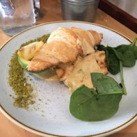 vegan tofu benny breakfast  at Sol Breads Cafe in West End