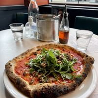 Vegan pizza   at Sano in Dublin