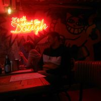 One of the walls of the restaurant at Sano in Dublin