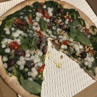 Gourmet Popeyes pizzaa  at Sano in Dublin