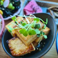 Breakfast Tofu Menu at Café Manggha in Krakow