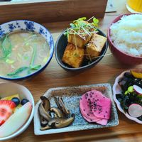Breakfast Tofu Menu at Café Manggha in Krakow