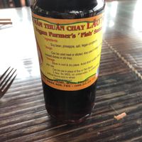 Vegan fish sauce at Thuan Chay Lao Nong 3 in Mui Ne