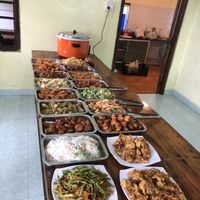 The buffet at Thuan Chay Lao Nong 3 in Mui Ne