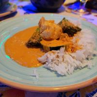 Geng Ped Pak and rice (rice come with the food) at Koh Phangan in Uppsala