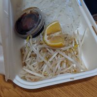 Pho noodles and bean sprouts at Loving Cafe in Fort Wayne