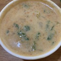 Potato and Kale Soup was delicious 🤤  at Loving Cafe in Fort Wayne