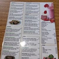 Menu page 1 at Loving Cafe in Fort Wayne