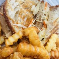 Panini with Tofurky and Coleslaw  at Loving Cafe in Fort Wayne