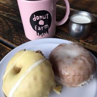 Orangesicle 🍩 and Candy Cap Mushroom 🍄 🍩 (tastes like maple syrup) at Eternal in Oakland