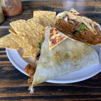 The famous 45 mn burrito. Pretty tasty! Not 45 mn tasty though... at Eternal in Oakland