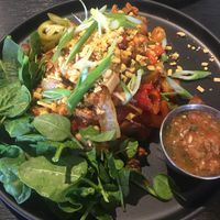 Jackfruit burrito bowl (gf) at Eternal in Oakland
