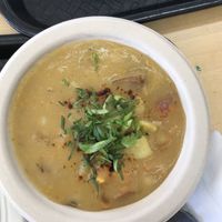 Three Potato Soup at Ol' Dirty Sheets' Eats and Hot Sauce in Wooster