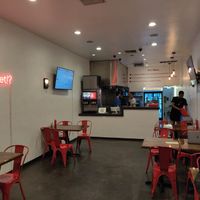 Inside at VOWburger in Los Angeles
