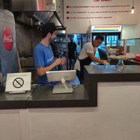 The counter at VOWburger in Los Angeles