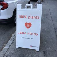 Entrance at VOWburger in Los Angeles