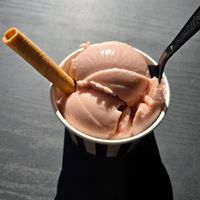 Cherry blossom at Idyllwild Ice Cream & Jerky in Idyllwild